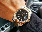 VS厂日志41表径3235机芯间黄金对比正品评测真的很牛逼?