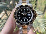 C厂劳力士间金黑水鬼3235机芯测评讲解