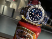 c厂劳力士蓝游艇名仕正品真假对比细节