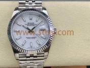 vs厂劳力士日志41白盘3235对比正品测评