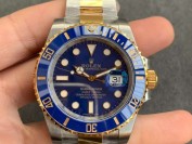 VS厂劳力士间金水鬼真假对比