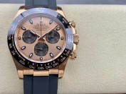 C厂劳力士玫瑰金迪通拿对比原装评测