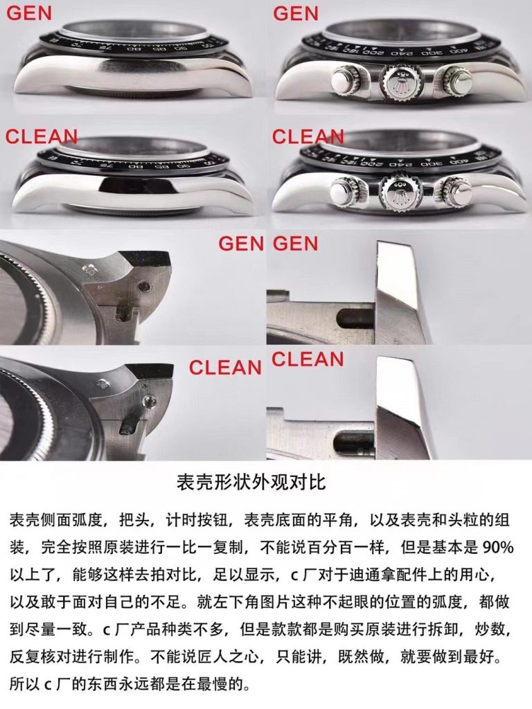 Clean/C厂劳力士迪通拿灰迪表盘内圈编码是多少-会不会被人一眼看出来 第15张 Clean/C厂劳力士迪通拿灰迪表盘内圈编码是多少-会不会被人一眼看出来 第15张